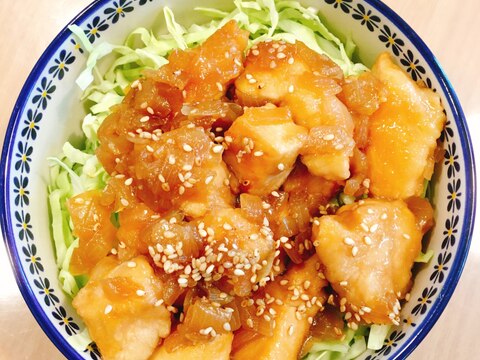 鶏胸肉で簡単！油淋鶏風丼